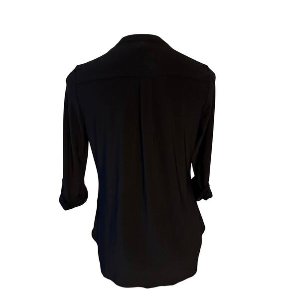 Pen Station Concept Two-Toned Polka Dot Blouse - Versatile Elegance - Medium - Picture 3 of 9